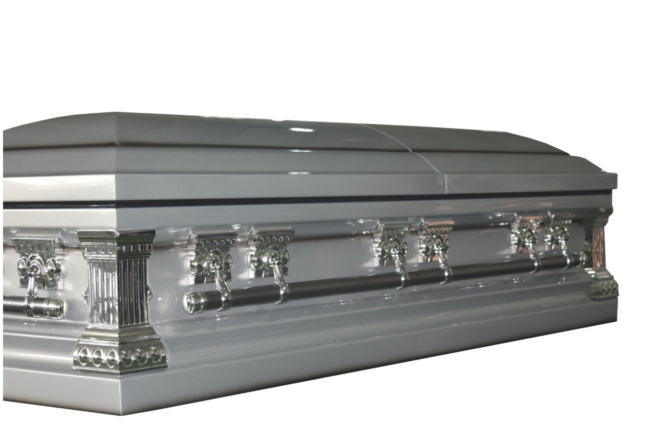 Metal Casket, Silver color