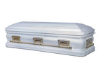 White and Gold Casket