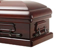 solid mahogany casket