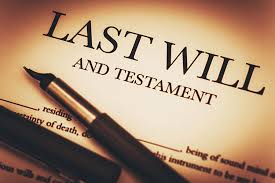 last will and testament