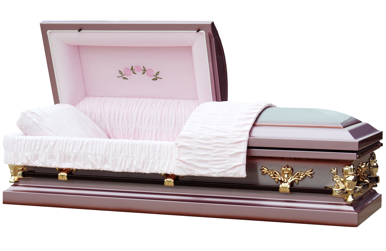 Purple casket