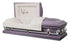 Heavenly Mother Casket - Lilac Casket with Pink Interior