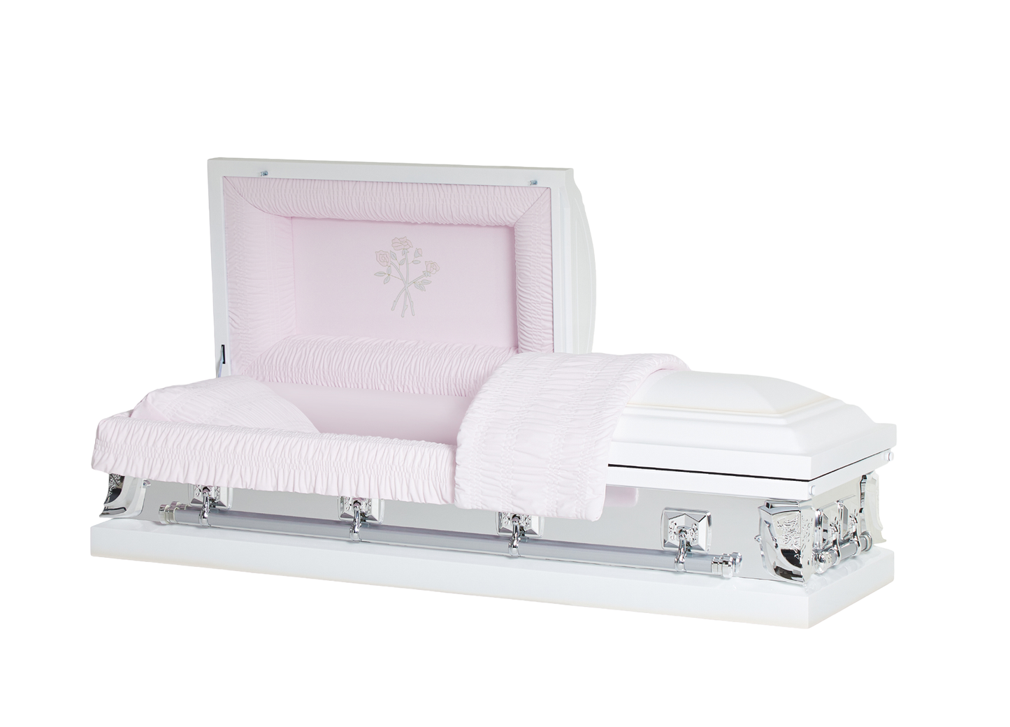 Reflection Pink Casket with Pink Velvet Interior