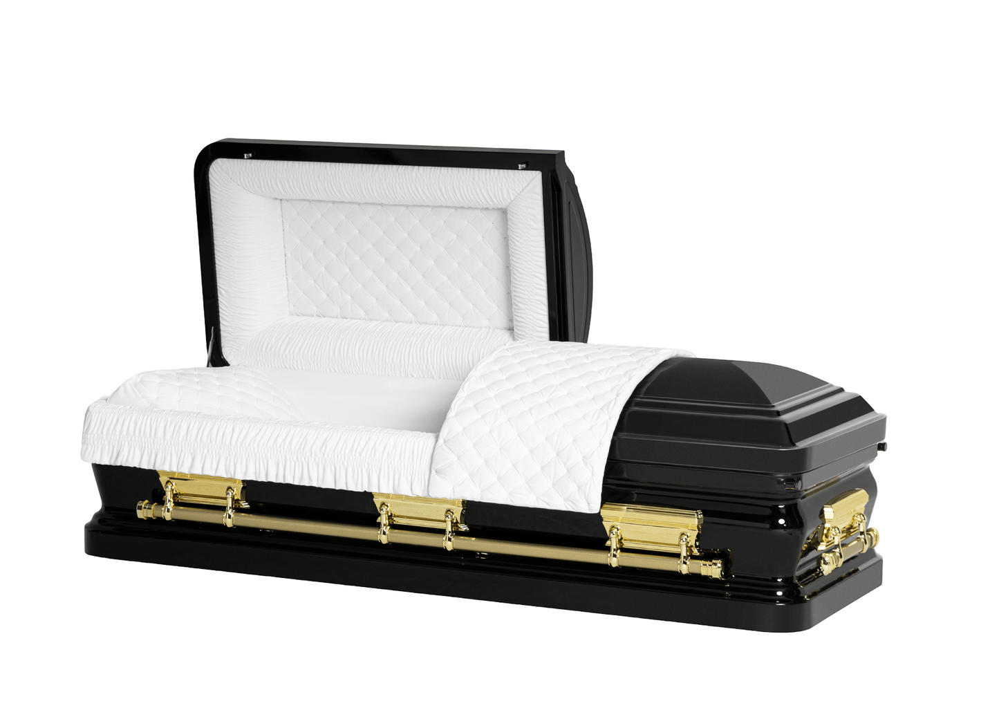 Solara Ebony & Gold with White Velvet Interior