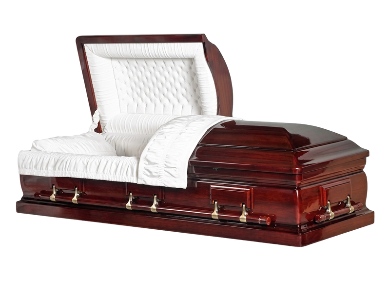 Solid Mahogany Casket