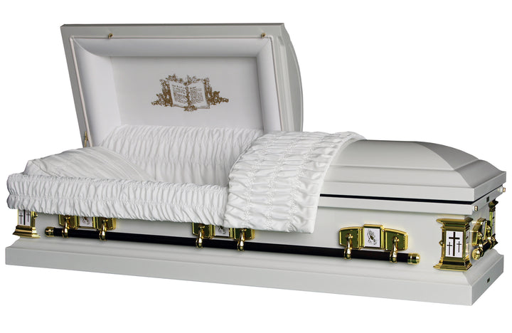 White Cross casket