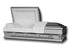 Adams Silver 31"- Oversized Casket in Silver Finish with White Interior
