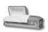 Silver Purity Casket- Silver Finish with White Velvet Interior