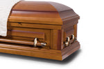 oak funeral casket
