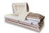 Howard Orchid - Burial Casket in Lilac Finish and Pink Interior