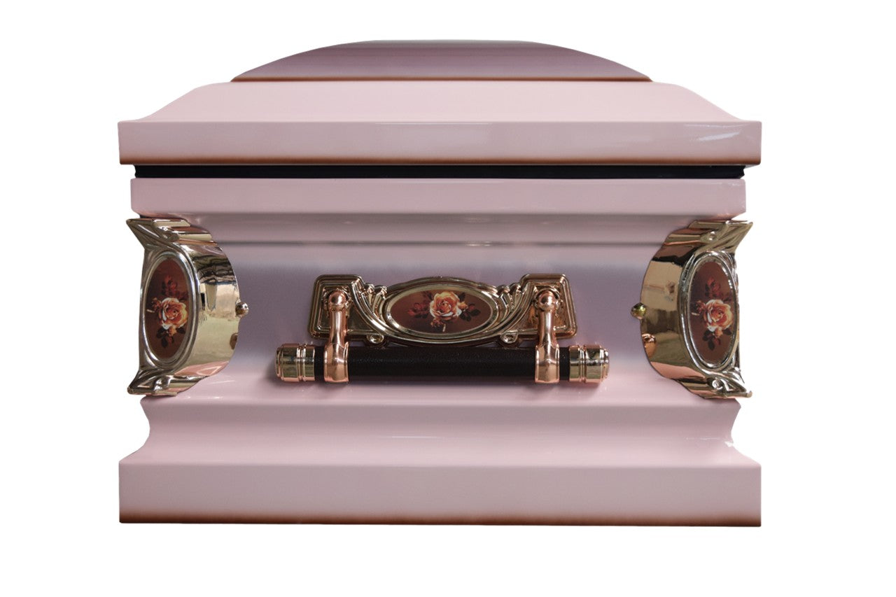 Pink Funeral Casket