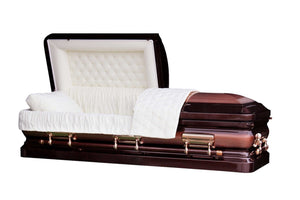 President casket in copper and bronze color